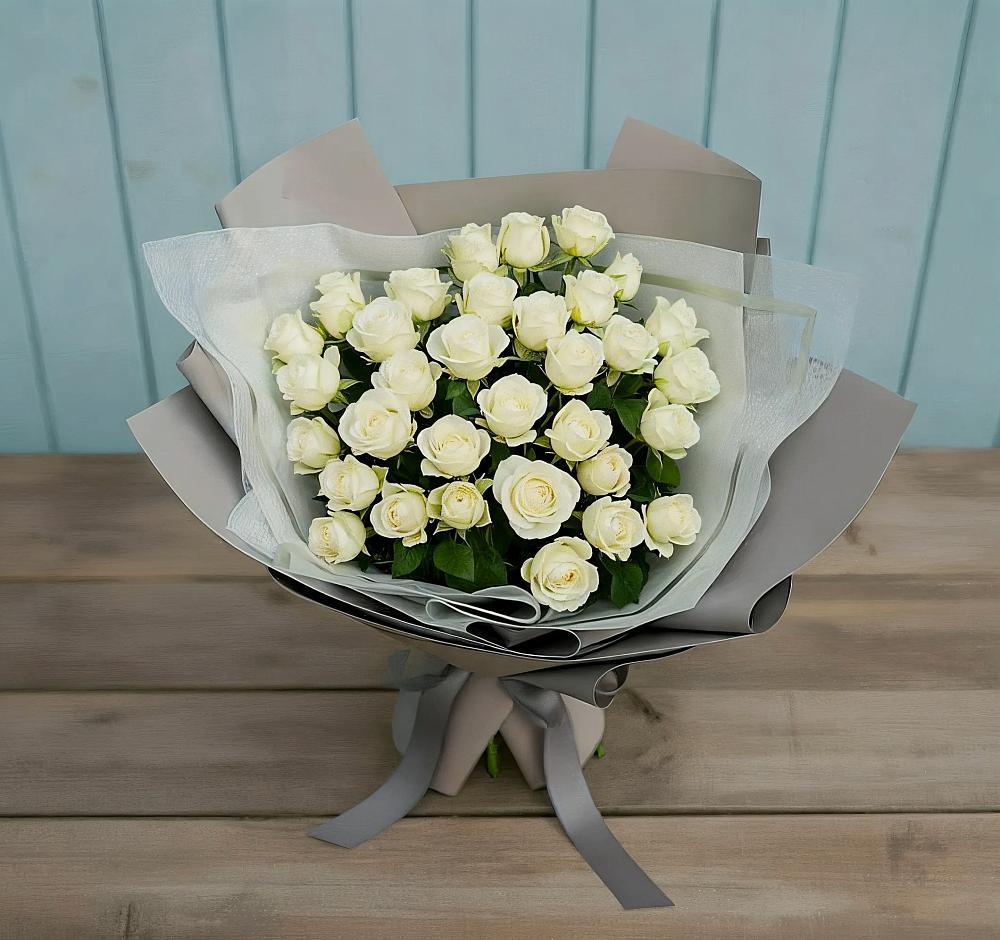 Букет Белоснежная нежность в Старой Майне