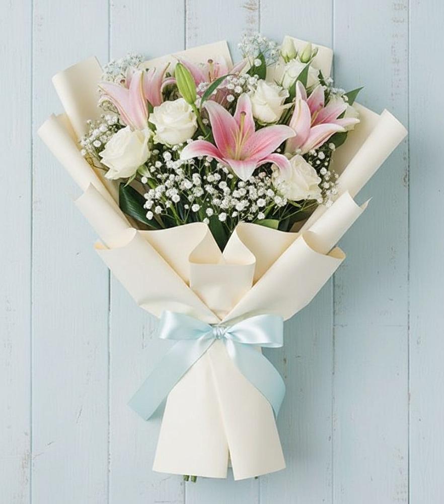 Букет цветов из: Лилии в Старой Майне