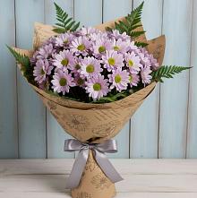 Букет цветов из:  Хризантемы #REPLACE_PRED# Старой Майне