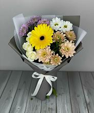 Букет цветов из:  Розы, Герберы и Хризантемы в Старой Майне