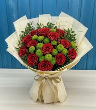 Букет цветов из:  Розы и Хризантемы в Старой Майне