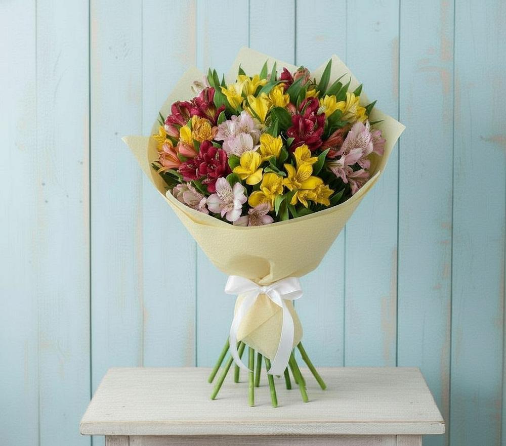 Букет цветов из: Альстромерии в Старой Майне