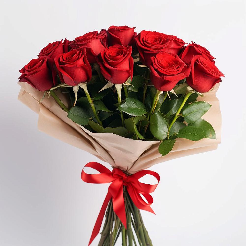 Букет 11 Красных роз Эдлесс Лав в Старой Майне